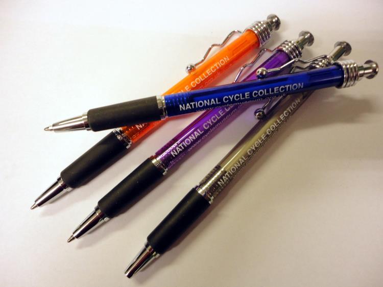 National Cycle Collection Pens at National Cycle Museum Shop Mid Wales