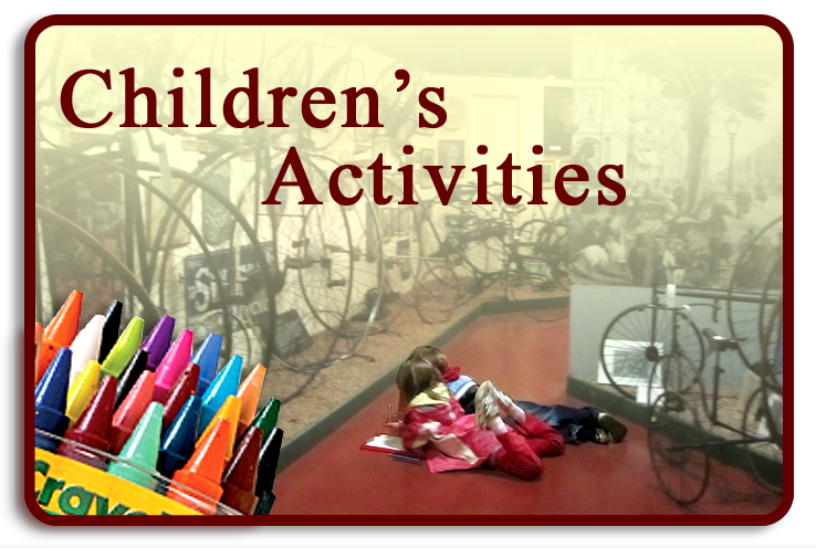 Childrens Activities at the National Cycle Museum Drawing Bicycles and Childrens Quiz