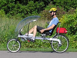 recumbent street bicycle